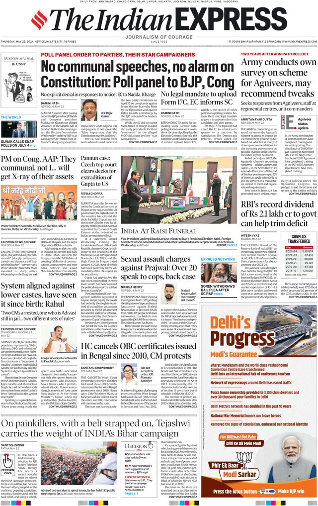 The Indian Express Delhi