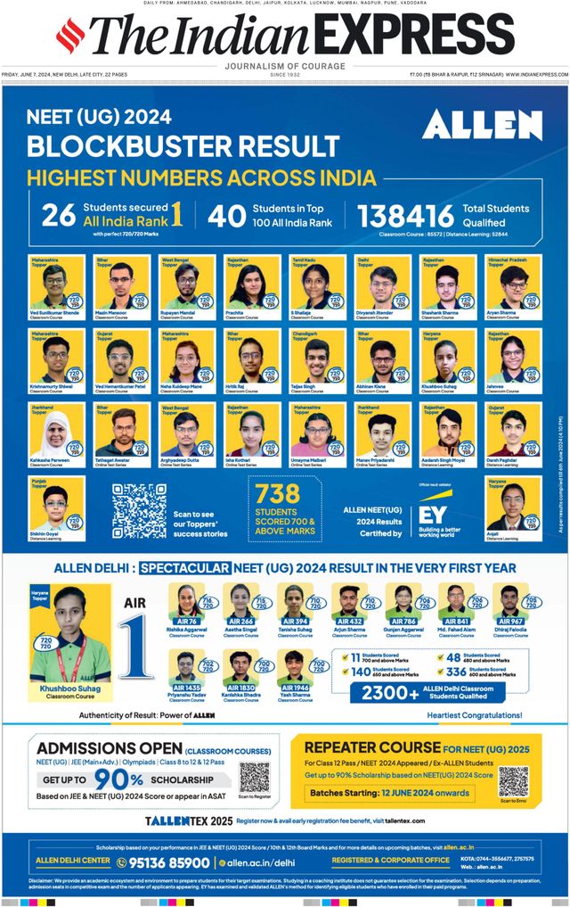 The Indian Express Delhi