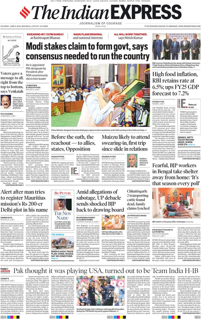 The Indian Express Delhi