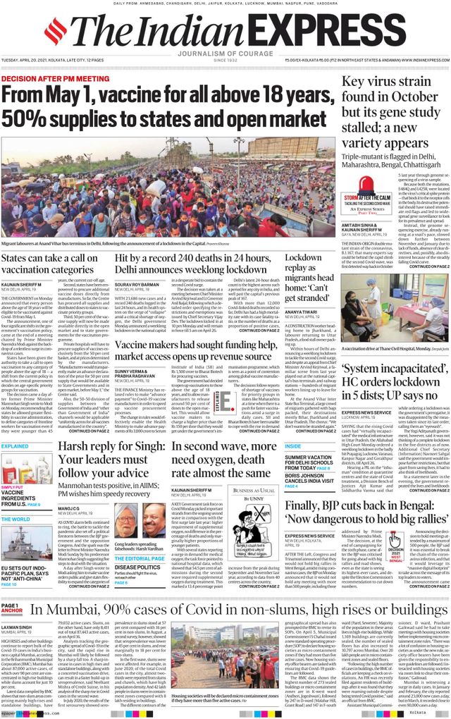 The Indian Express Kolkata