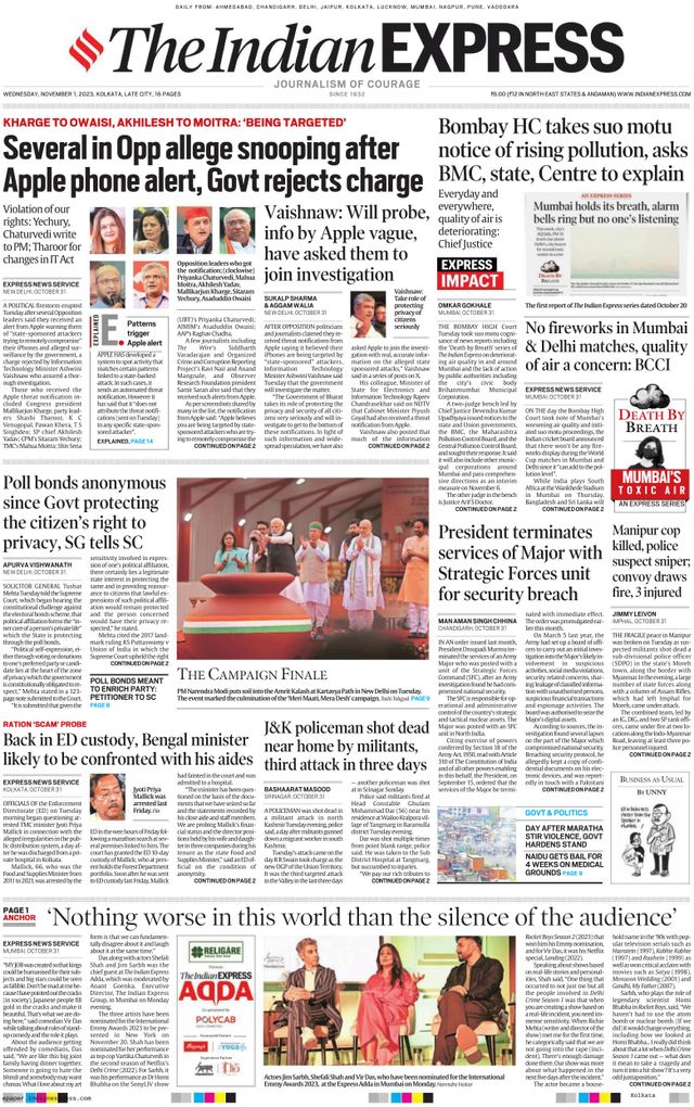 The Indian Express Kolkata