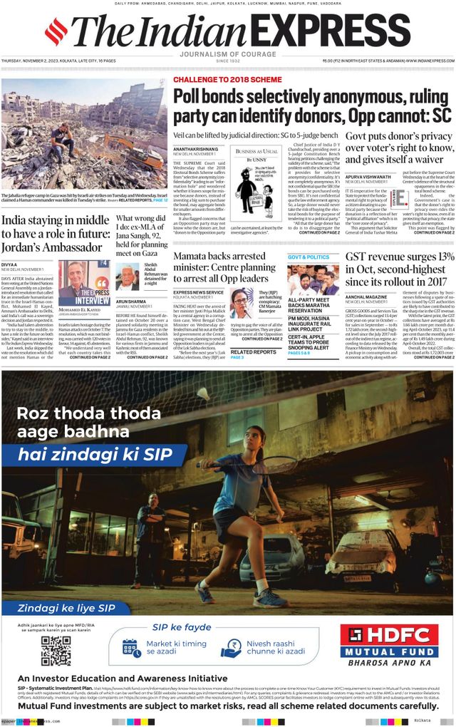 The Indian Express Kolkata