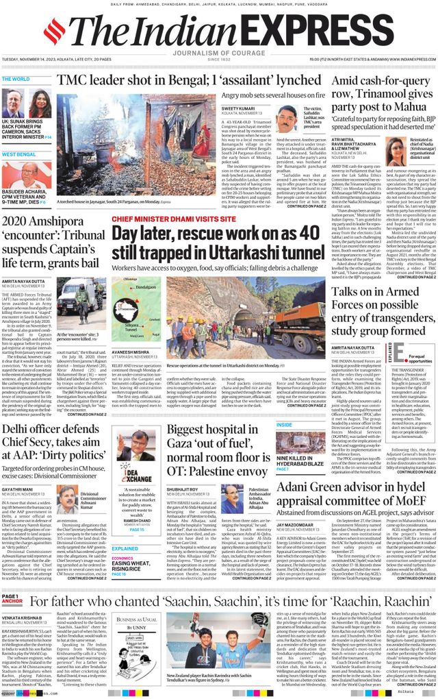 The Indian Express Kolkata