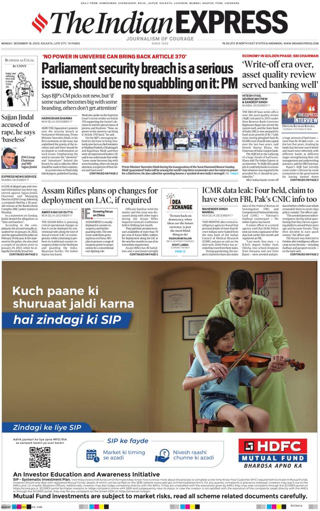 The Indian Express Kolkata