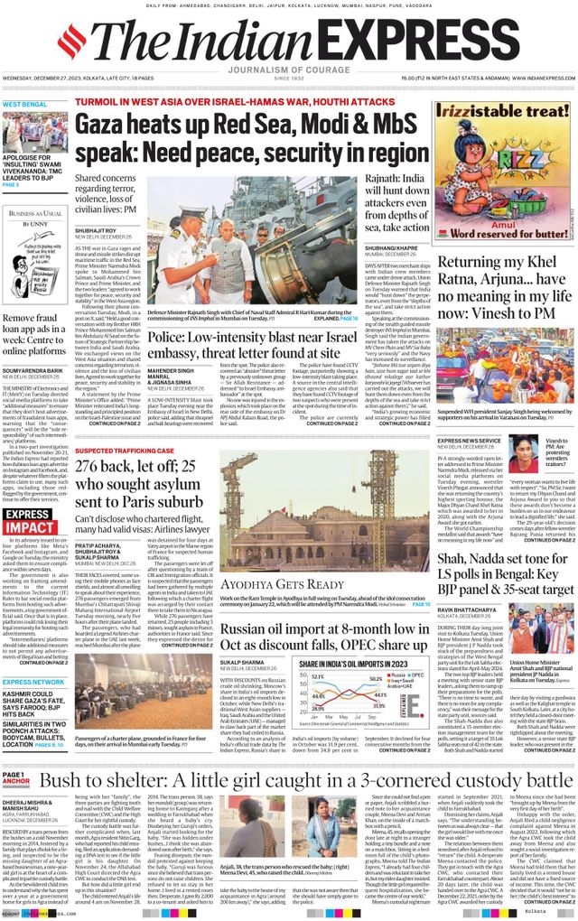 The Indian Express Kolkata