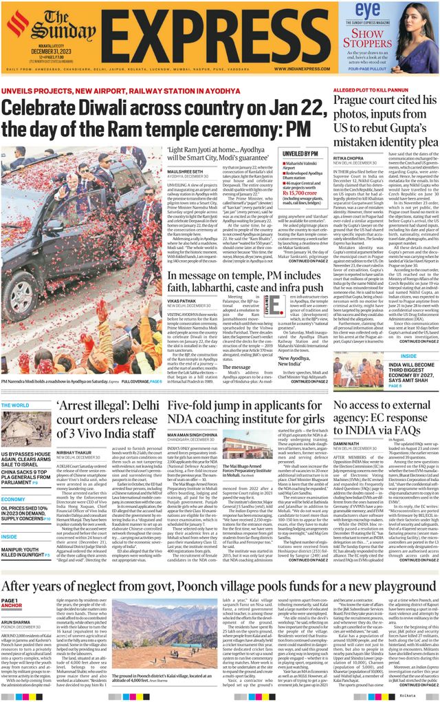 The Indian Express Kolkata