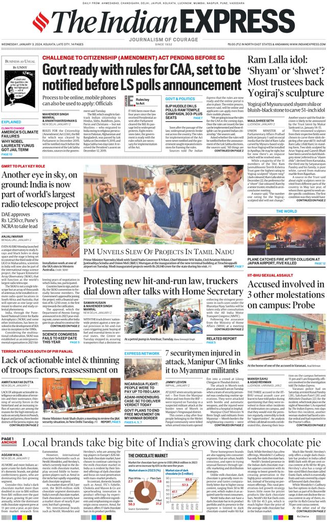 The Indian Express Kolkata