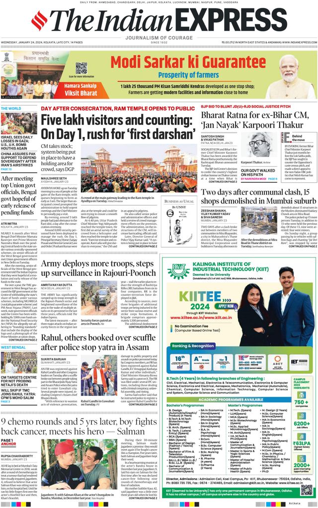 The Indian Express Kolkata
