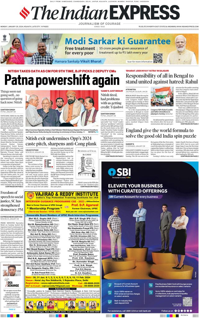 The Indian Express Kolkata