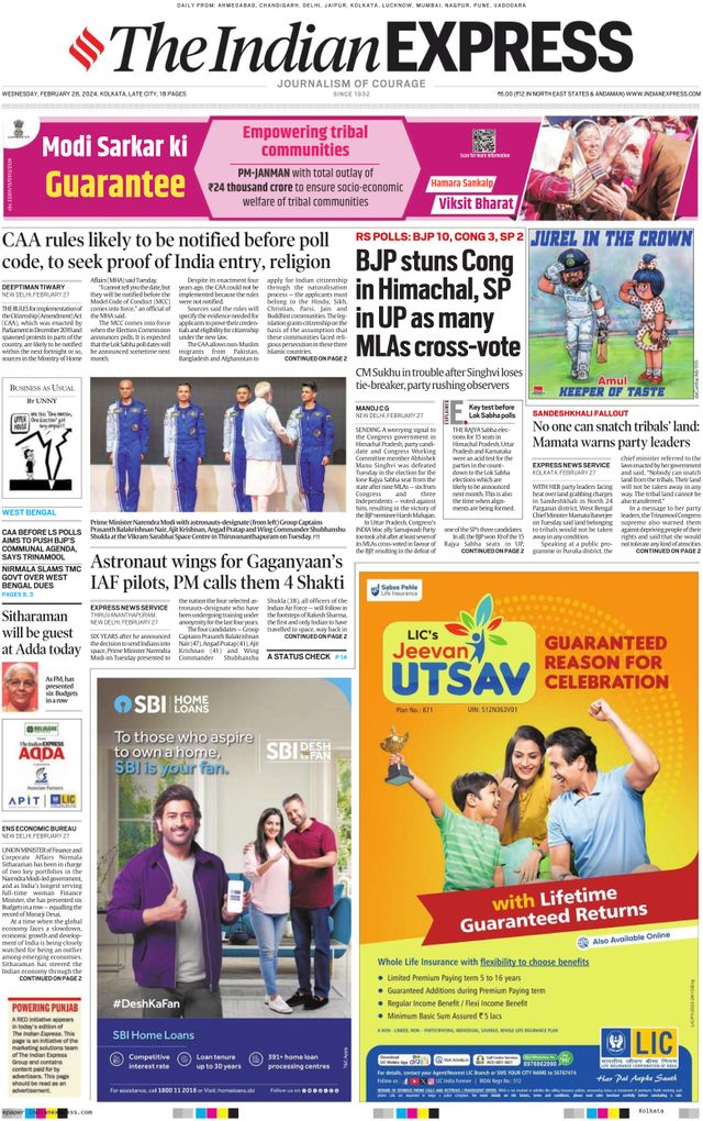 The Indian Express Kolkata