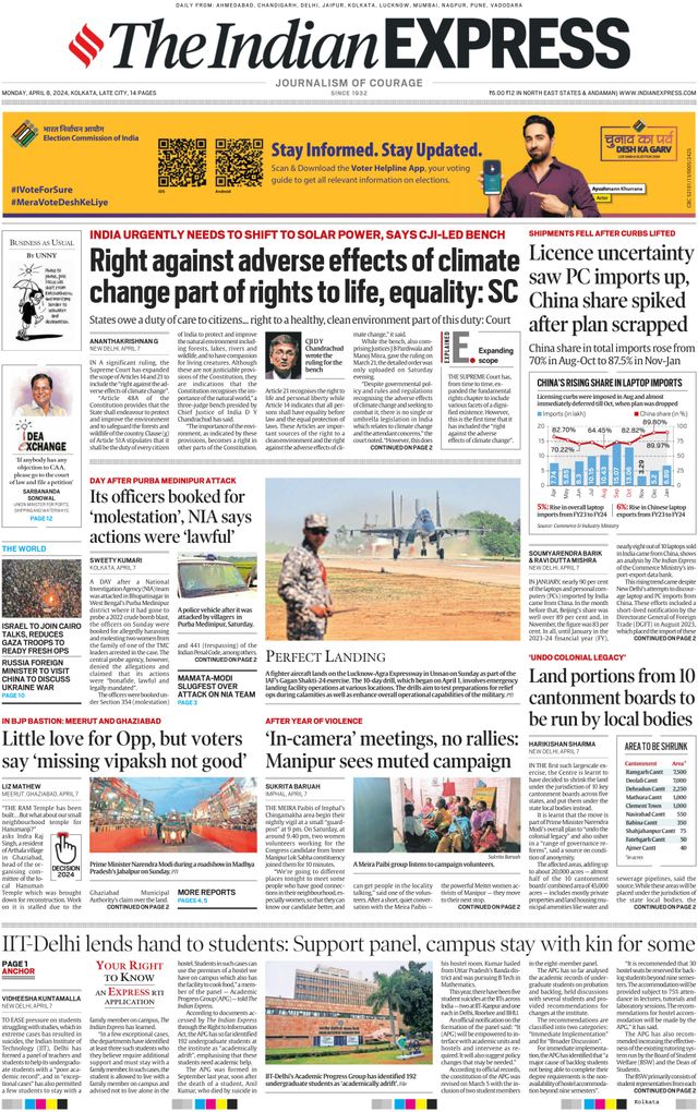 The Indian Express Kolkata