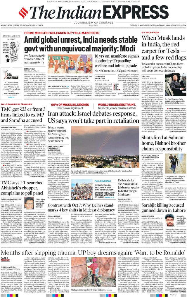 The Indian Express Kolkata