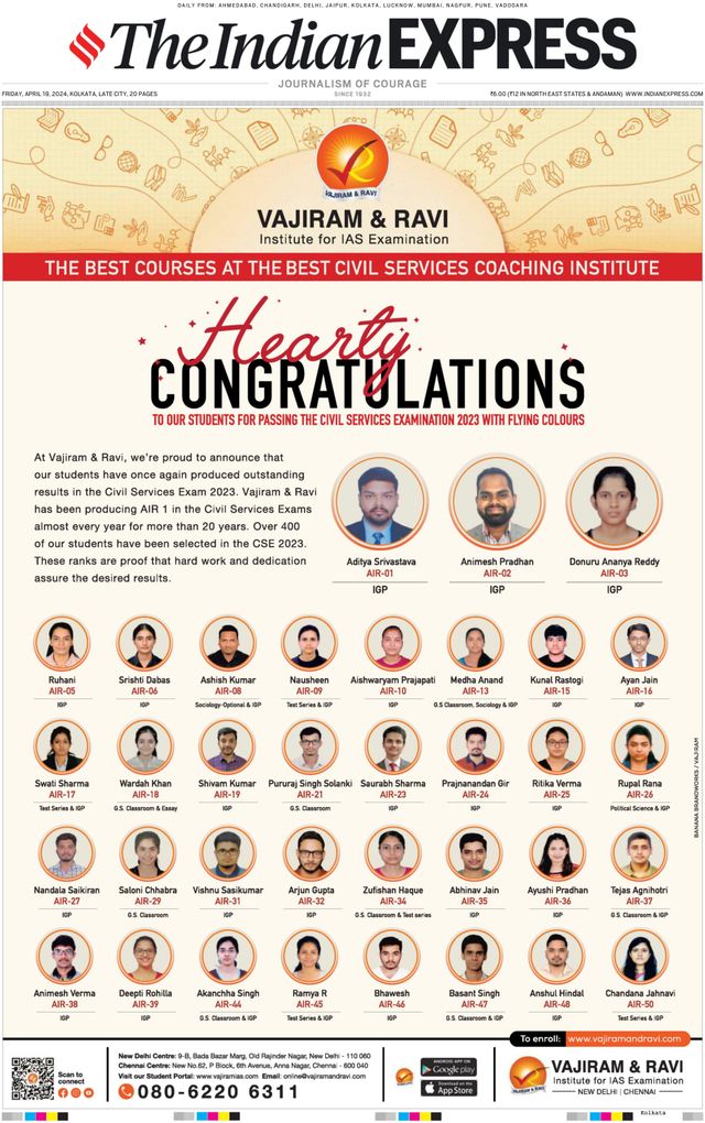 The Indian Express Kolkata