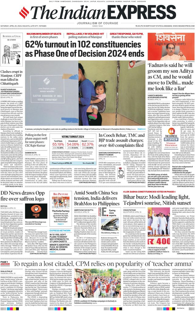 The Indian Express Kolkata