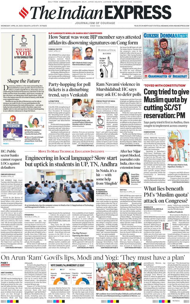 The Indian Express Kolkata