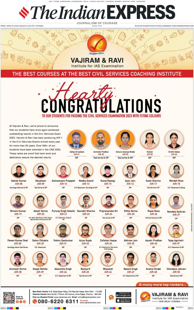 The Indian Express Kolkata