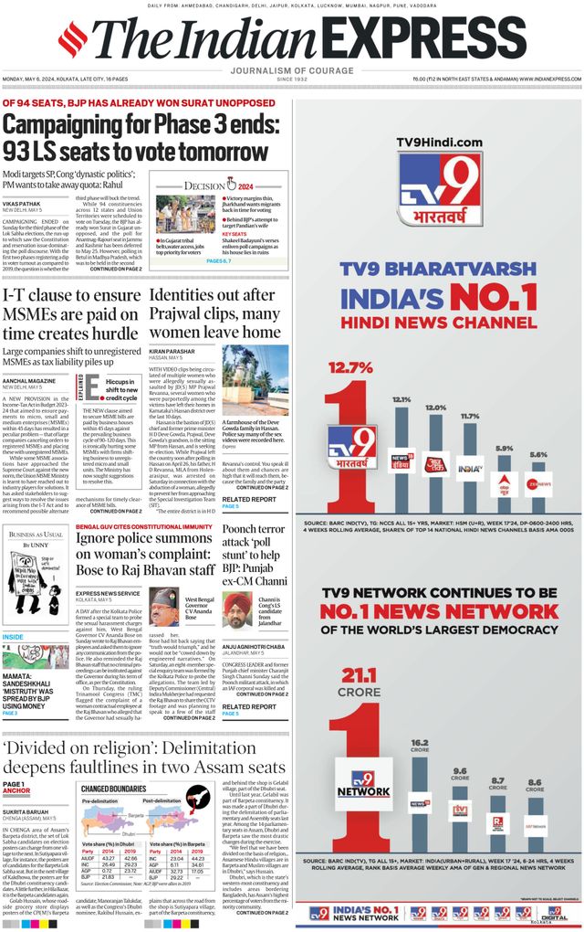 The Indian Express Kolkata