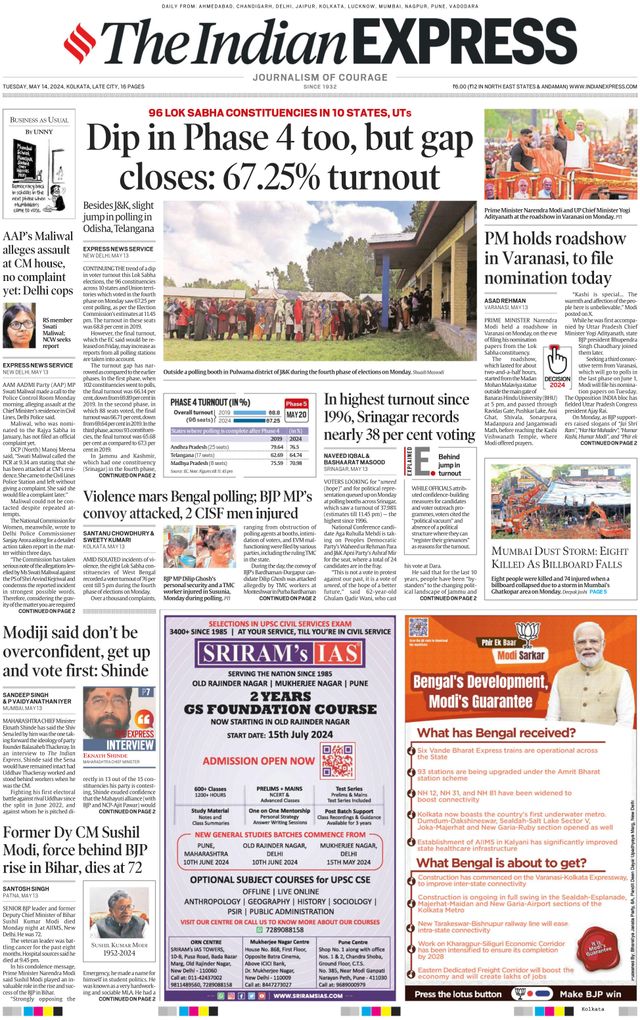 The Indian Express Kolkata