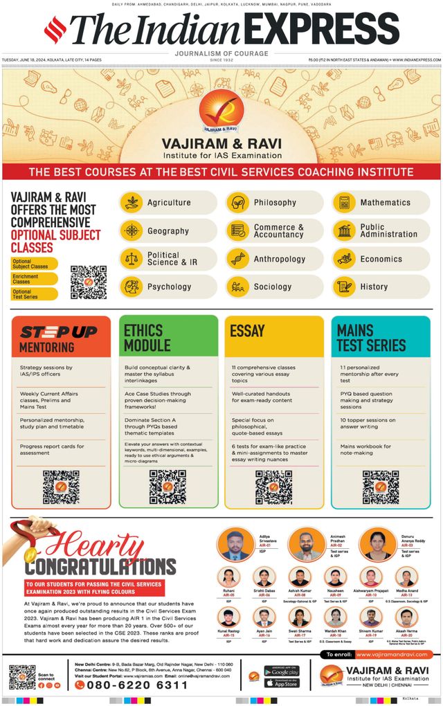 The Indian Express Kolkata