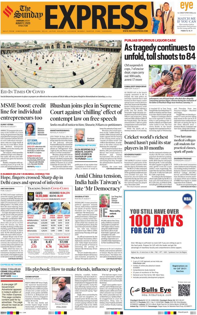 The Indian Express Chandigarh