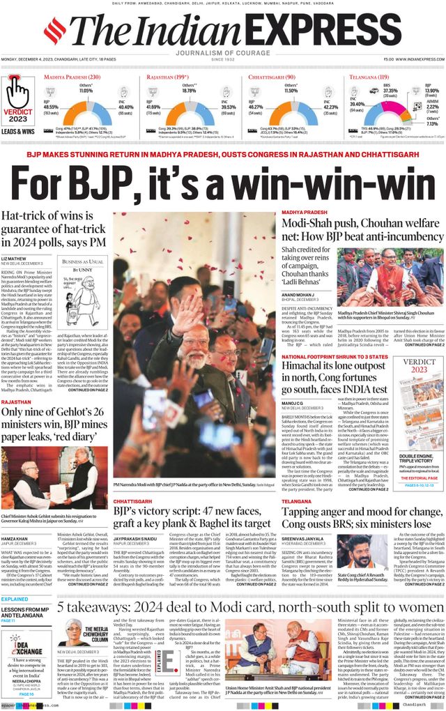 The Indian Express Chandigarh