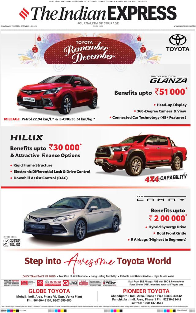 The Indian Express Chandigarh