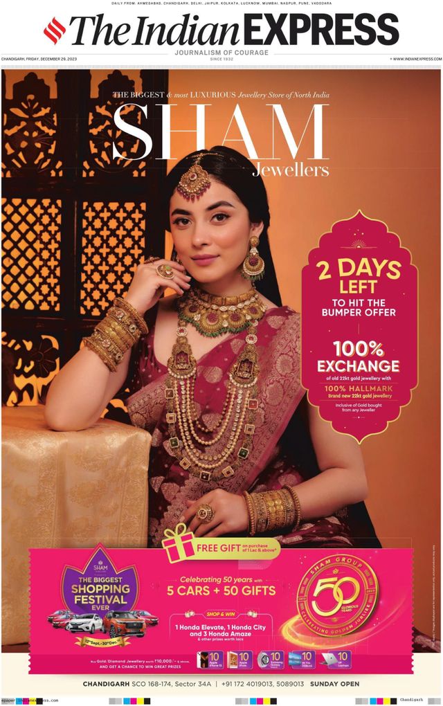 The Indian Express Chandigarh