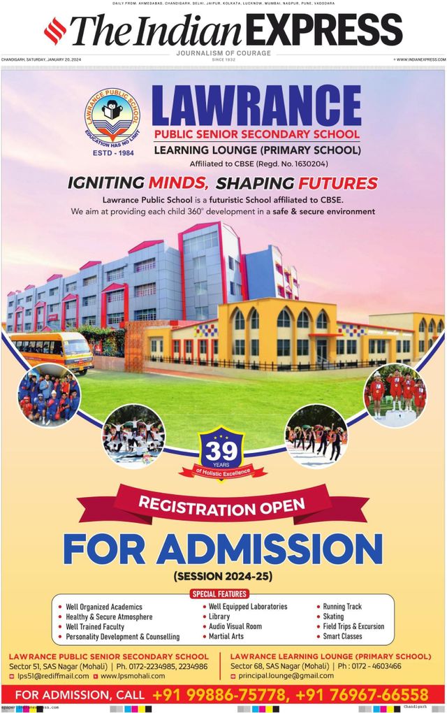 The Indian Express Chandigarh