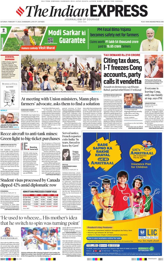 The Indian Express Chandigarh