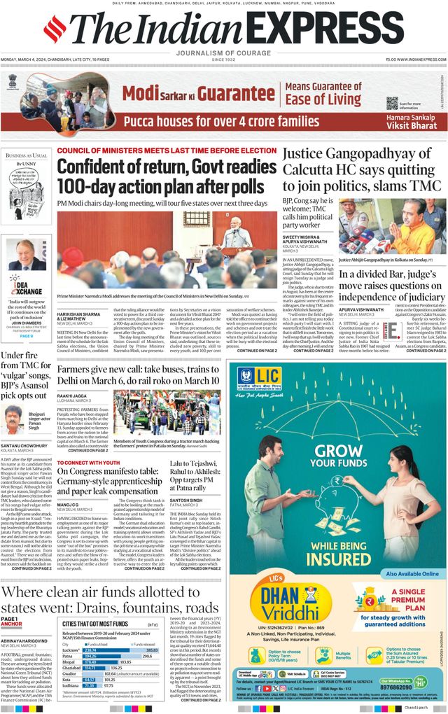 The Indian Express Chandigarh