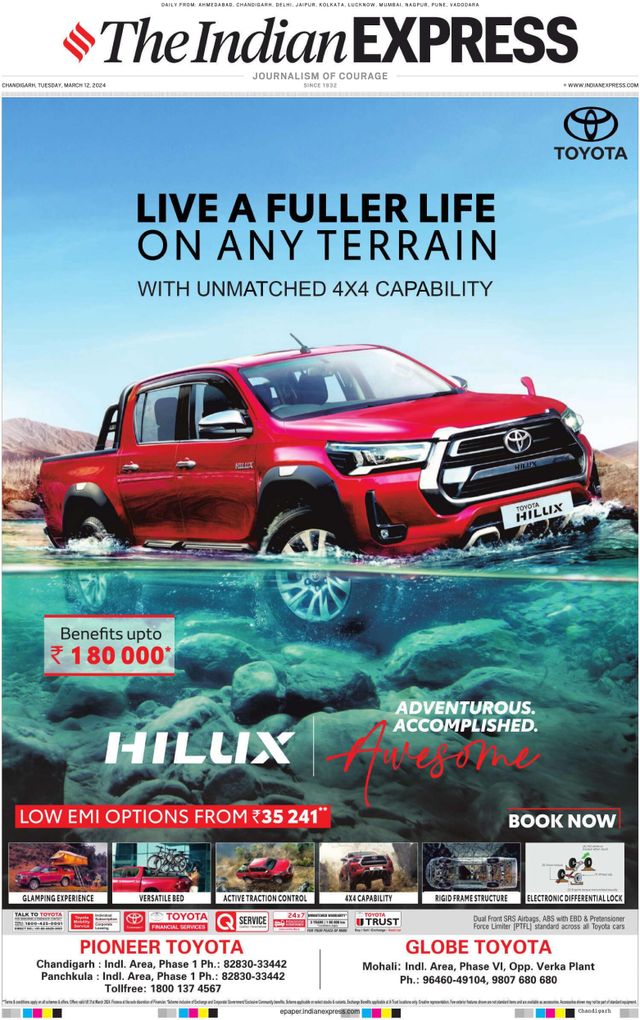 The Indian Express Chandigarh