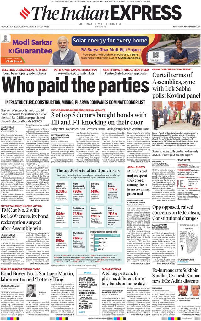 The Indian Express Chandigarh