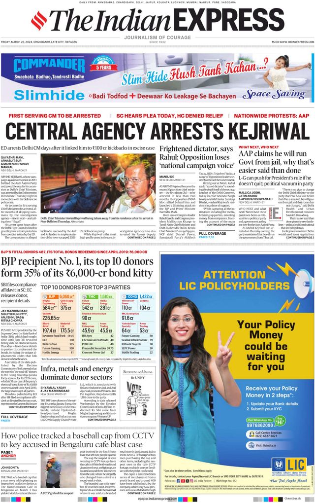 The Indian Express Chandigarh