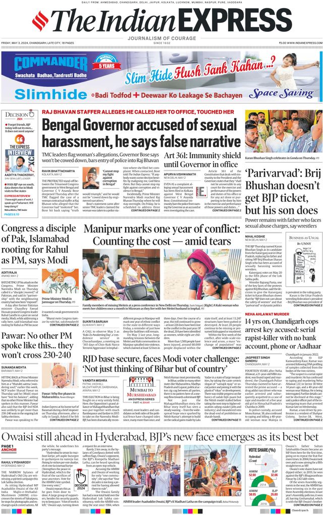 The Indian Express Chandigarh