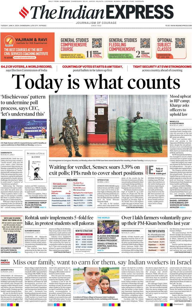 The Indian Express Chandigarh