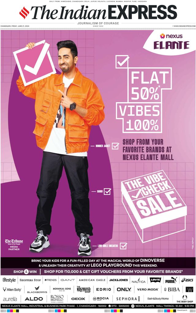 The Indian Express Chandigarh