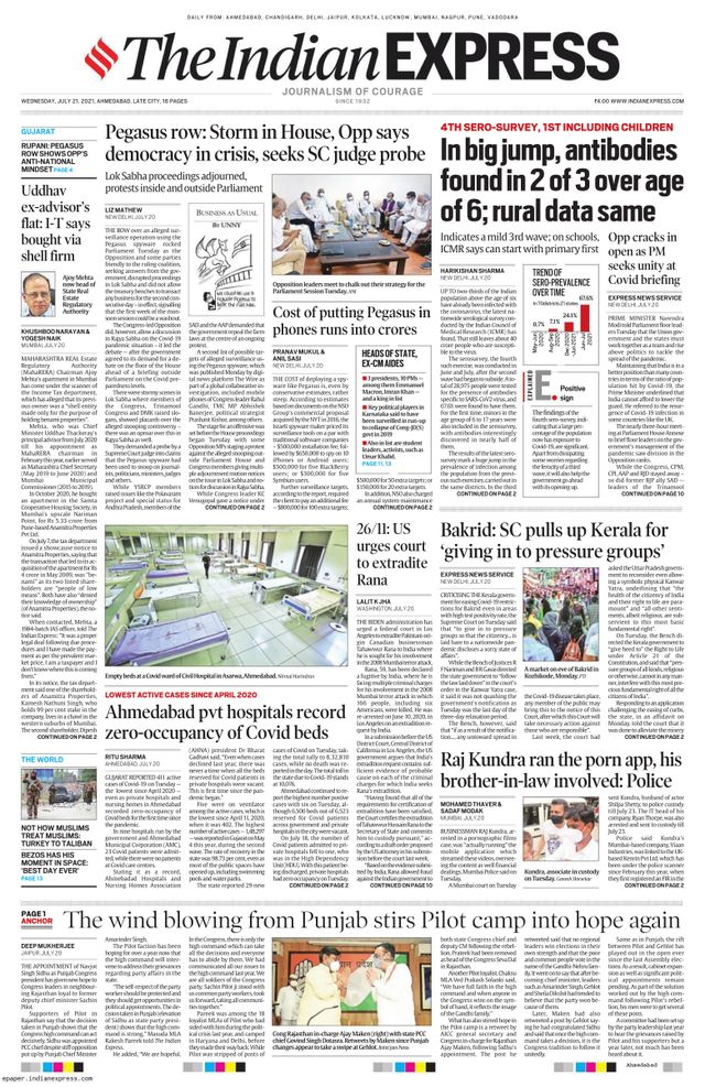 The Indian Express Ahmedabad
