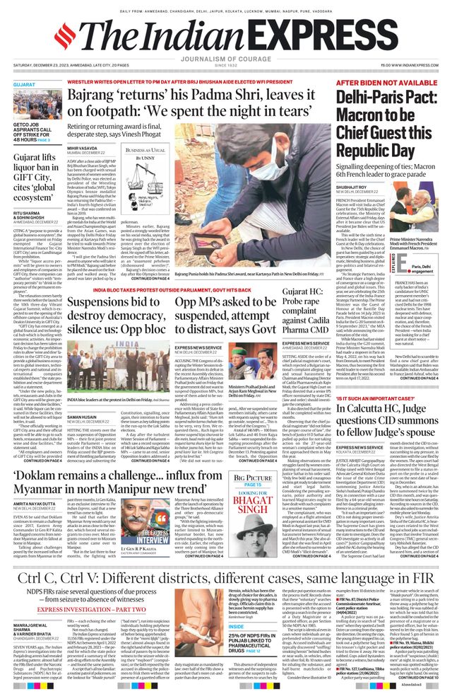 The Indian Express Ahmedabad