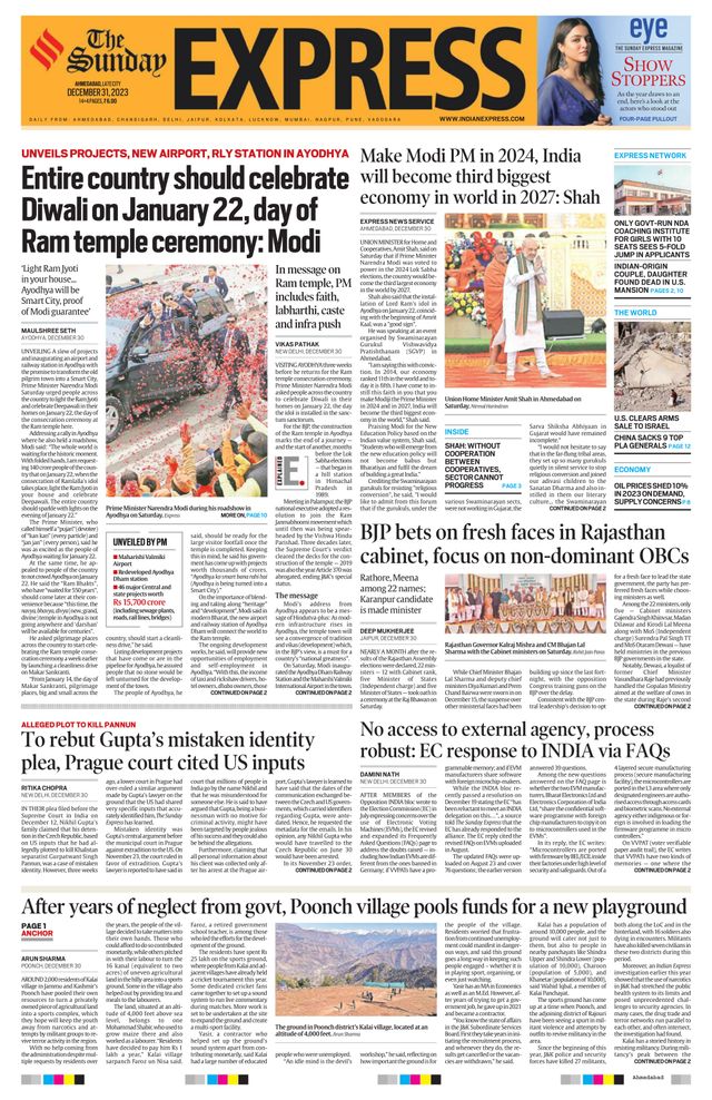 The Indian Express Ahmedabad