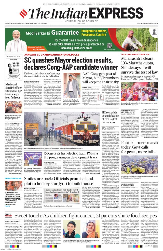 The Indian Express Ahmedabad