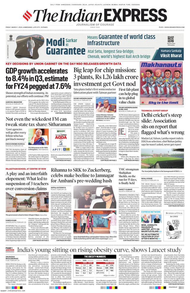 The Indian Express Ahmedabad