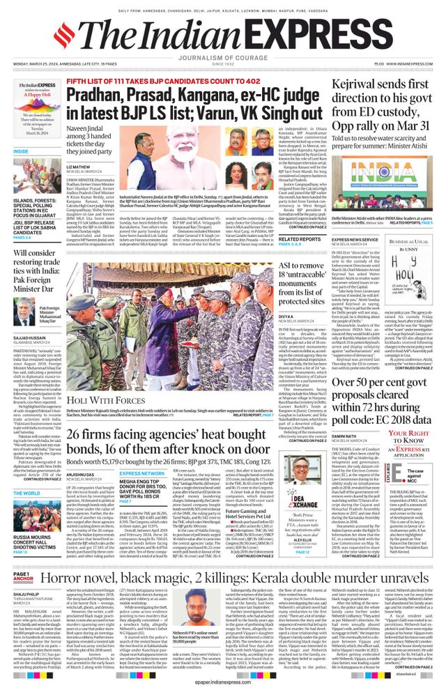 The Indian Express Ahmedabad