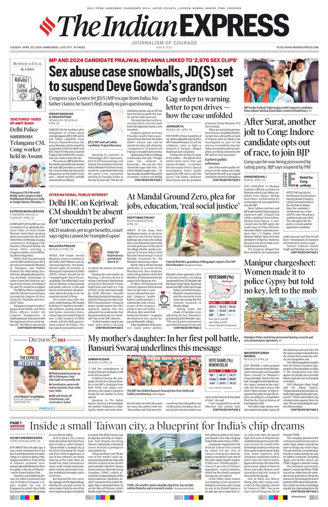 The Indian Express Ahmedabad