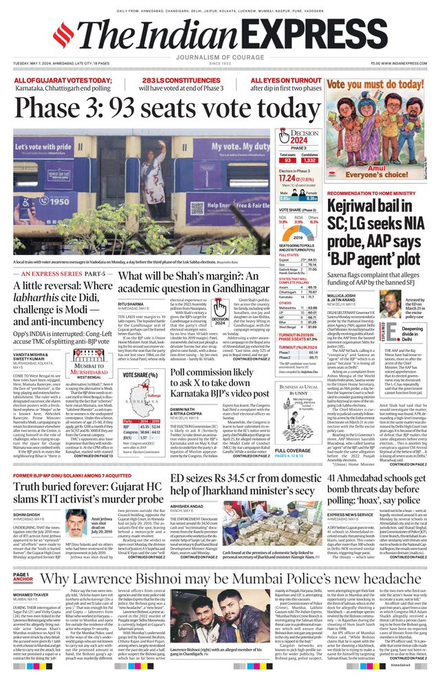 The Indian Express Ahmedabad