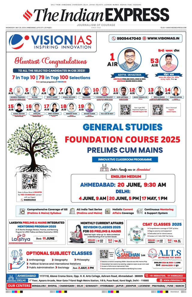 The Indian Express Ahmedabad