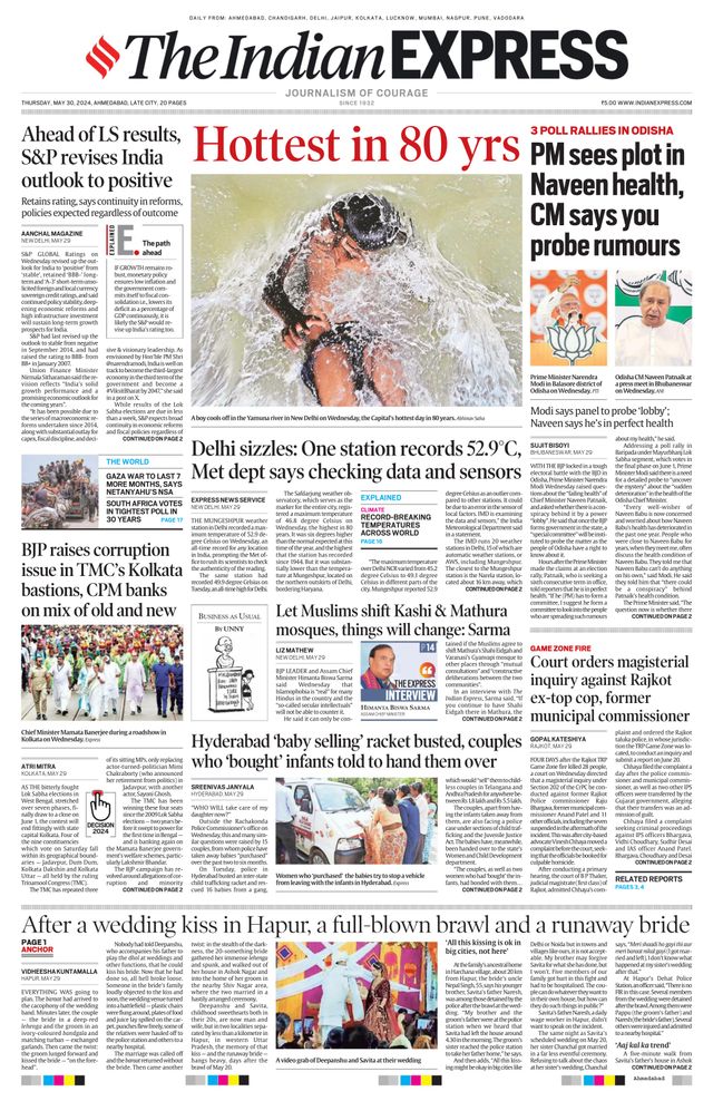 The Indian Express Ahmedabad