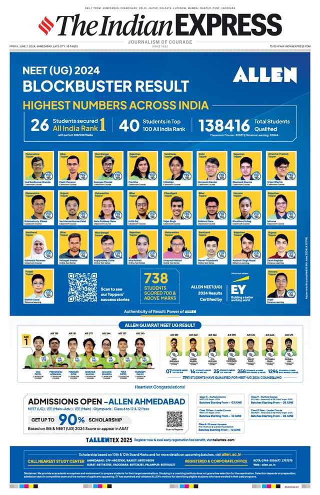 The Indian Express Ahmedabad