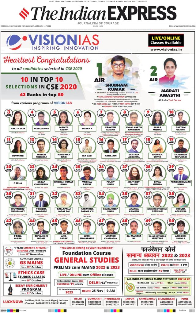 The Indian Express Lucknow