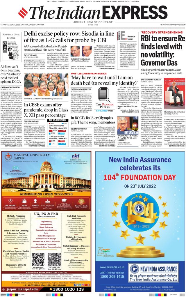 The Indian Express Lucknow