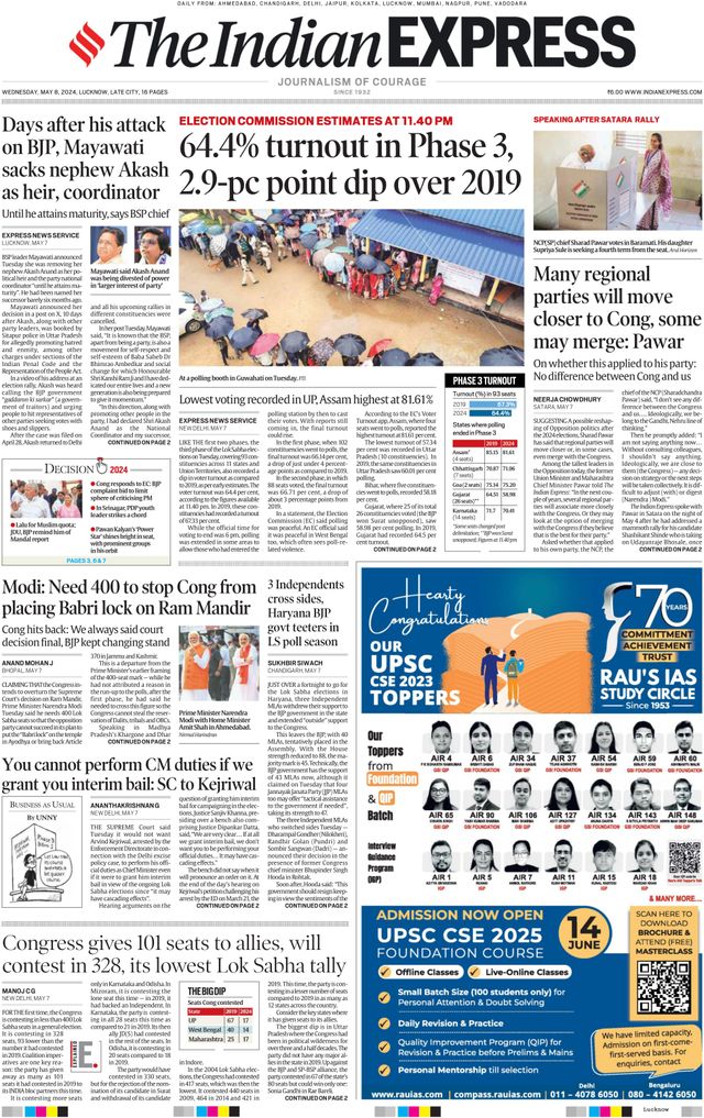 The Indian Express Lucknow